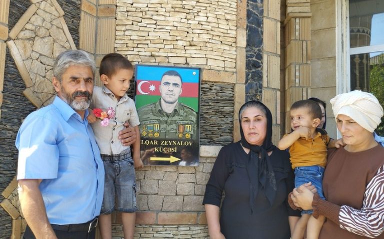 Cəlilabadda mərkəzi küçələrdən birinə şəhid Baş leytenantın adı verildi-FOTOLAR