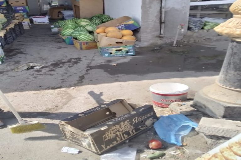 Cəlilabadda pərakəndə ticarətlə məşğul olanlar, ətrafı zibilləyənlər cərimələndi-FOTO