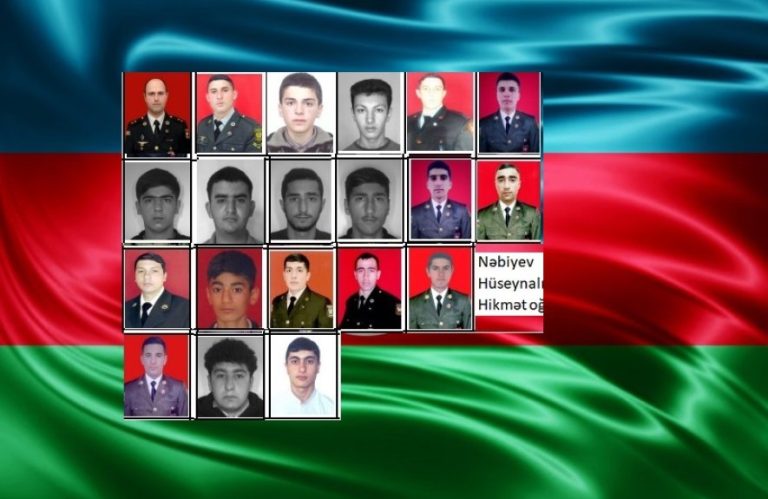 Adları bu gün açıqlanan şəhidlərin tam siyahısı və ŞƏKİLLƏRİ
