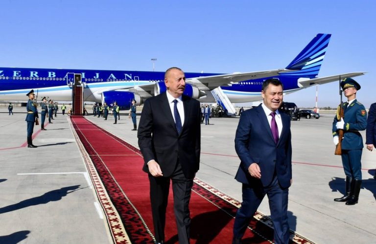 İlham Əliyev Qırğızıstanda səfərdədir – FOTO