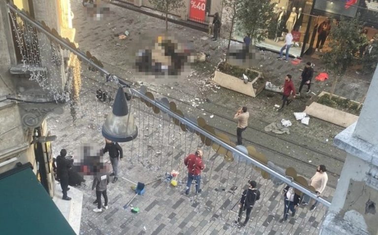 İstanbulda partlayış zamanı 6 nəfər ölüb, 53 nəfər yaralanıb – SON DƏQİQƏ