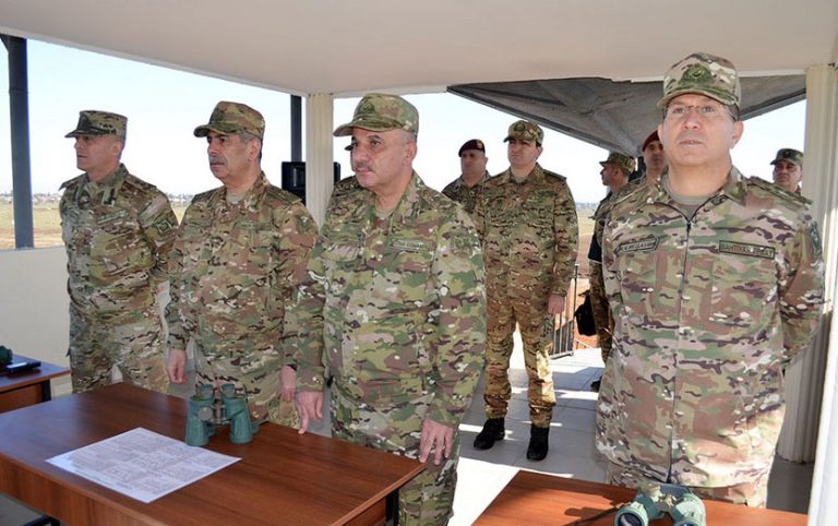 XTQ-nin təlimini türkiyəli general da izləyib – FOTO