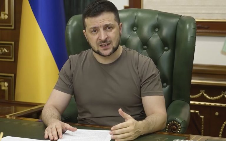 Zelenski bu şəhərin tamamilə məhv edildiyini bildirdi