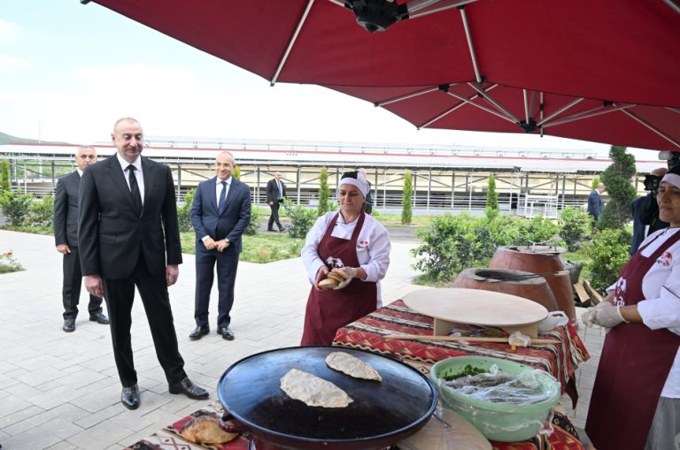 Prezident Xocalıda da açılışa qatıldı – FOTOLAR