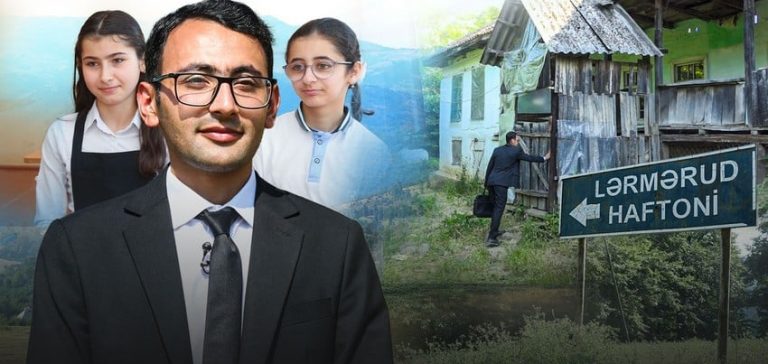 Bakıda kursdakı işini qoyub ucqar kəndi seçən gənc müəllim – VİDEO
