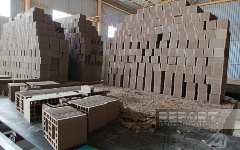 Xocalı kərpic zavodunun illik istehsal gücü 16,2 milyon ədəd kərpic təşkil edir