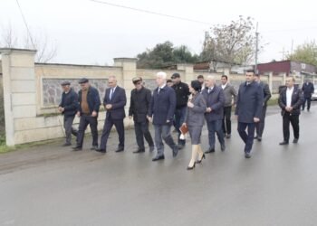 Rafiq Cəlilov Muğan və Kazımabad kəndində aparılan abadlıq işləri ilə tanış oldu – FOTOLAR