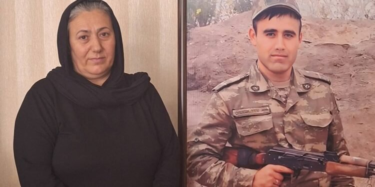 Şəhid leytenant Qabil Orucəliyevin anası təşəkkür məktubu ünvanladı - FOTOLAR