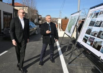 Prezident Xankəndiyə getdi – Fotolar