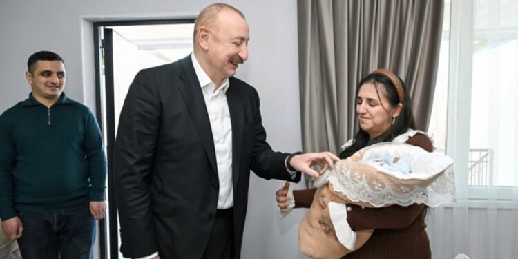 İlham Əliyev Kərkicahanda onların qonağı oldu - FOTOLAR