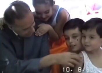 Heydər Əliyevin nəvələri ilə səmimi anları – VİDEO