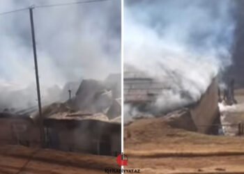 Lerikdə dərs vaxtı məktəb yandı – FOTOLAR