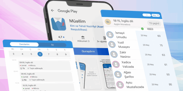 Müəllimlər üçün yeni mobil tətbiq istifadəyə verildi