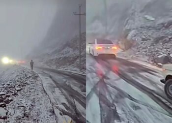 Lazaya gedən yolu buz bağladı – FOTOLAR