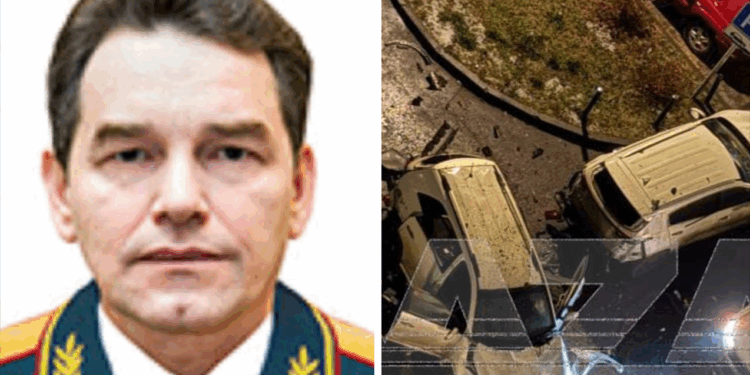 Moskvada general avtomobilində partladılaraq öldürüldü - FOTOLAR