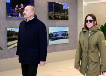 Prezidentlə xanımı Xankəndidə Zəfər parkının açılışında iştirak etdi – FOTOLAR