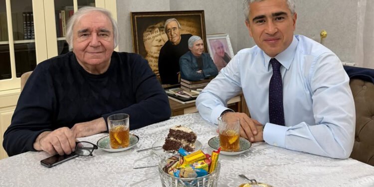 Anar Ələkbərov Ramiz Rövşəni evində ziyarət etdi - FOTO