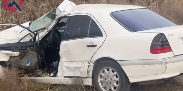 Biləsuvarda “KamAZ”la minik maşını toqquşdu – Xəsarət alanlar var