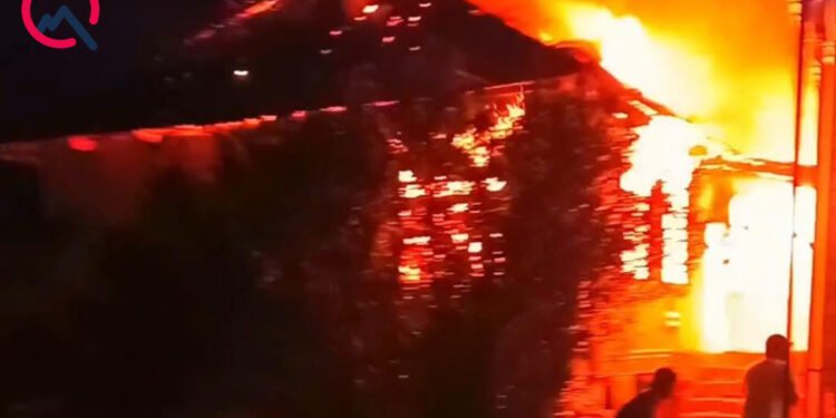 Biləsuvarda 4 otaqlı ev yanıb kül oldu - FOTO + VİDEO