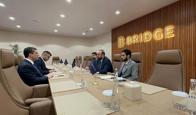 Əhməd İsmayılov Suriyanın informasiya naziri ilə görüşdü - FOTO