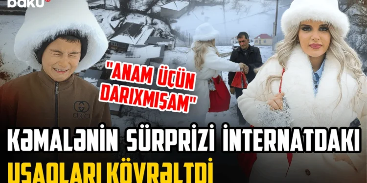 Qubanın ən ucqar kəndində Yeni il ovqatı - VİDEO