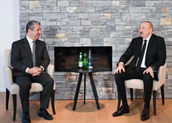 Prezident Davosda onunla görüşdü – FOTOLAR