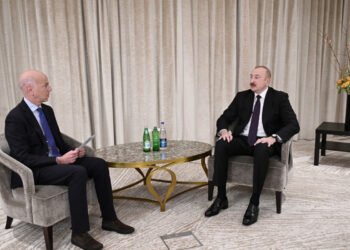 Prezident "France 24" telekanalına müsahibə verdi - FOTOLAR