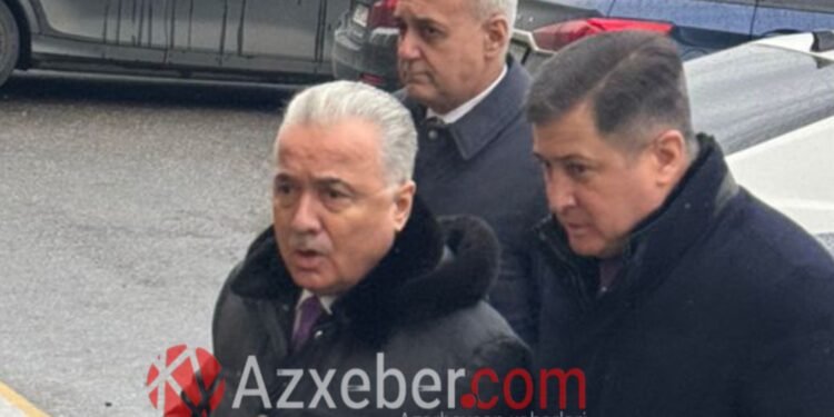 Dövlət rəsmiləri Fəzail Ağamlı ilə vida mərasimində - FOTOLAR