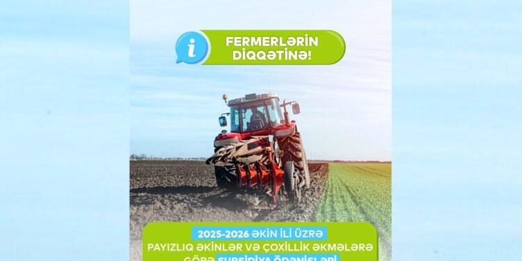 Fermerlərə subsidiya ödənişlərinə start verilir