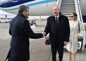 Prezidentlə xanımı Almaniyadadır - FOTOLAR