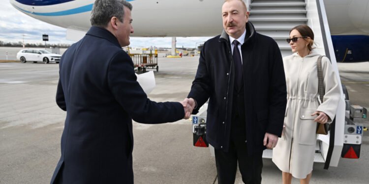 Prezidentlə xanımı Almaniyadadır - FOTOLAR