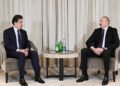 İlham Əliyev Bərzani ilə görüşdü - FOTOLAR