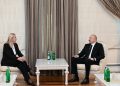 İlham Əliyev Jelka Tsviyanoviçlə görüşdü - FOTOLAR