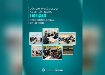 Daha 1009 nəfər peşə kurslarına cəlb edilib