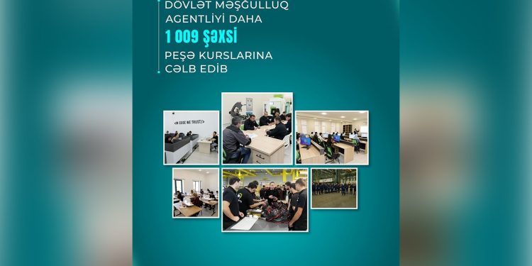 Daha 1009 nəfər peşə kurslarına cəlb edilib