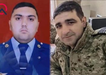 Füzulidəki qəzada ölən hərbçilərin fotosu