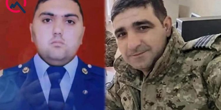 Füzulidəki qəzada ölən hərbçilərin fotosu