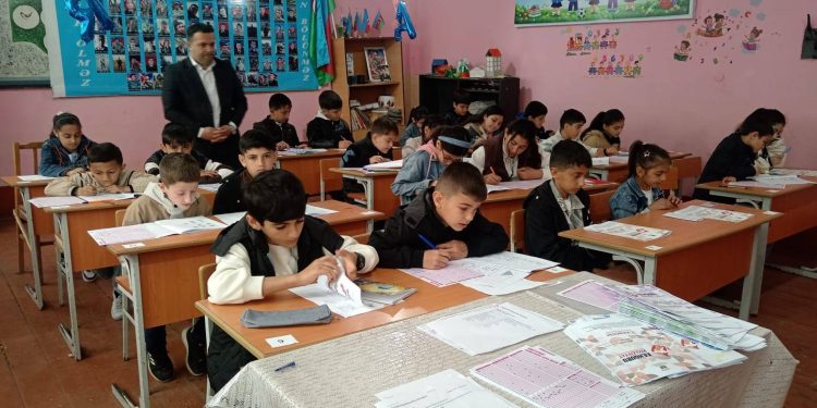 Cəlilabadda Kenquru Beynəlxalq Riyaziyyat Müsabiqəsi keçirildi - FOTOLAR