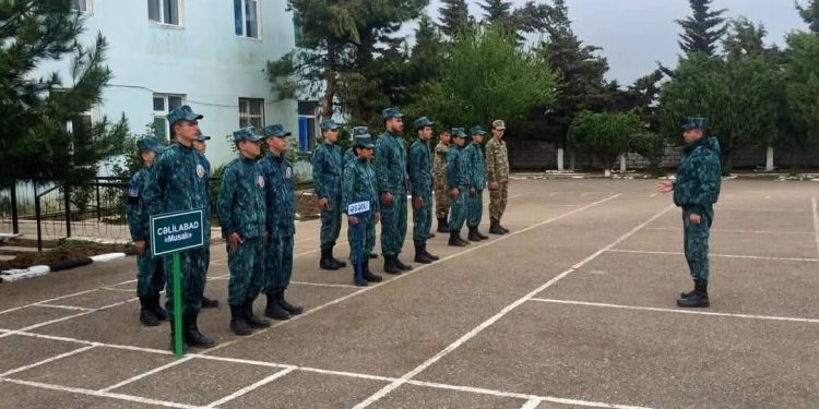 "Sərhəd" hərbi-idman oyununun Cəlilabad mərhələsi keçirildi - FOTOLAR