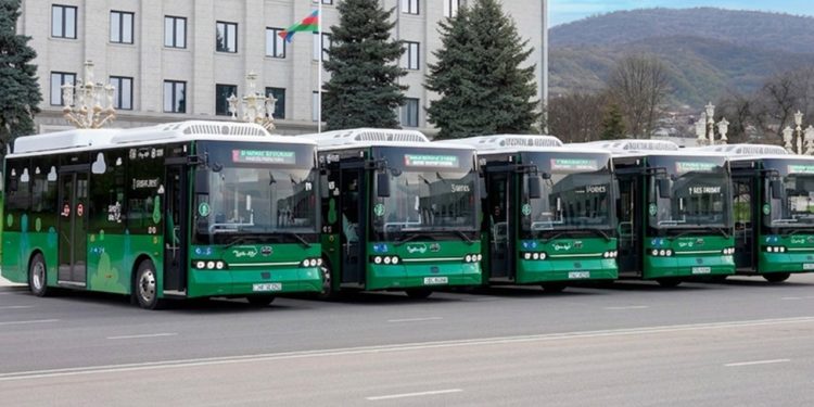 Xankəndidə avtobuslar fəaliyyətə başlayır