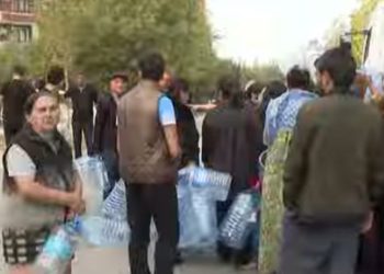 Hökməli və Qobu qəsəbələrinin sakinləri fəyad edir - 10 gündür su yoxdur - VİDEO