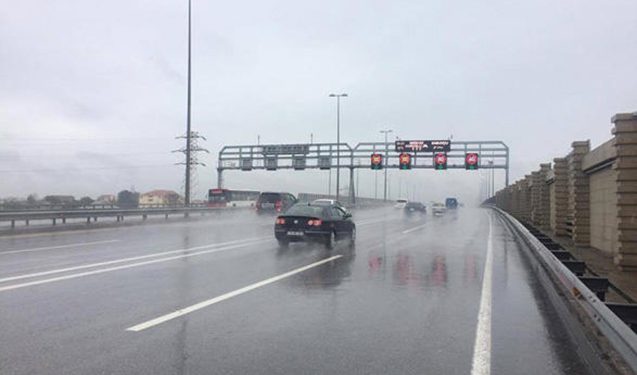 Bu yolda sürət həddi endirildi