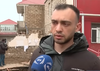 "Gördüm ki, evin altında nəsə partladı..." - Kollektorun üzərində tikilən evin sahibi - VİDEO