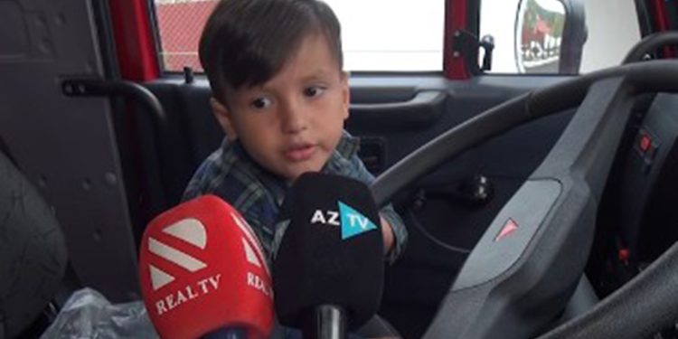 "İlham baba mənə "KamAZ" göndərdi - VİDEO