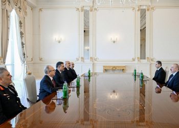 Türkiyənin daxili işlər naziri İlham Əliyevin qəbulunda - FOTOLAR