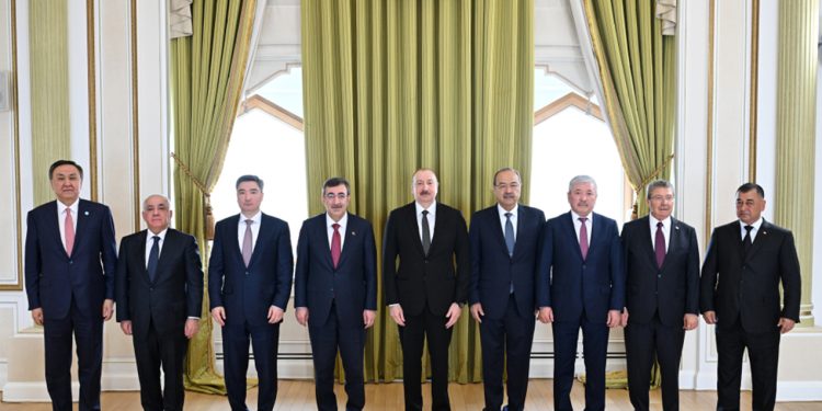 Prezident TDT-yə üzv dövlətlərin hökumət başçılarını qəbul etdi - FOTOLAR