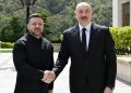 Zelenski Azərbaycandadır - Prezident Qəbədələ qarşıladı - FOTOLAR
