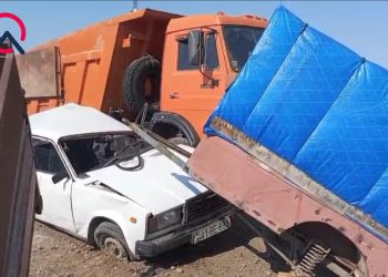 Ağcabədidə ağır qəza, ata və övladları yaralandı - FOTOLAR