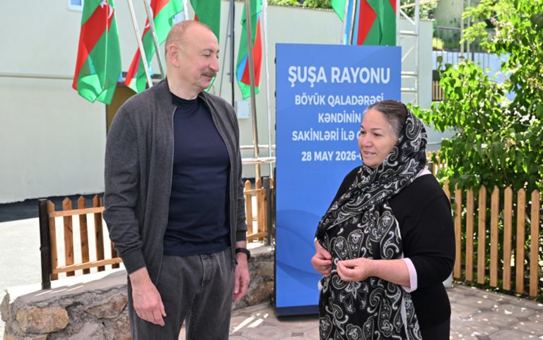 Prezidentin Şuşa səfərindən VİDEOÇARX