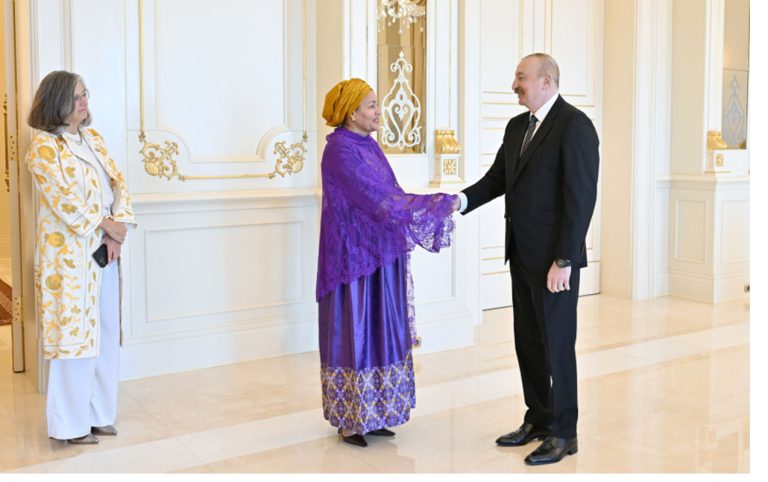 Prezident Quterreşin müavinini qəbul etdi – FOTOLAR